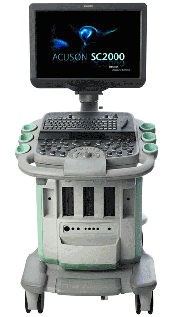 Image: The Acuson SC2000 volume imaging ultrasound system (Photo courtesy of Siemens Healthcare).